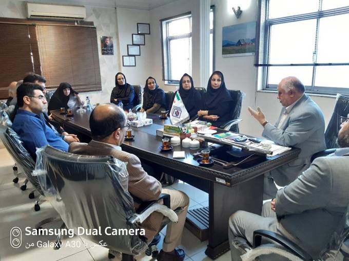 حضور همکاران شرکت نفت استان گیلان در دفتر انجمن رشت