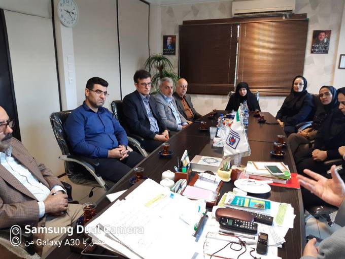حضور همکاران شرکت نفت استان گیلان در دفتر انجمن رشت