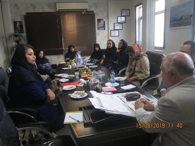 نشست مدیر انجمن کلیوی استان گیلان با سرپرستاران بخشهای دیالیز شهرستان رشت 