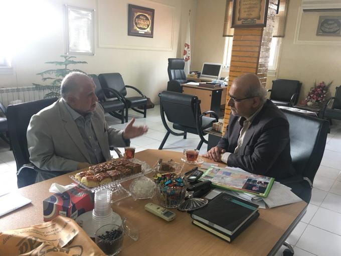 جلسه مدیرانجمن کلیوی استان گیلان با مدیرکل سازمان بهزیستی استان