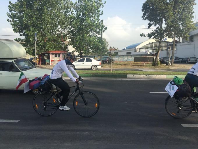ورزشکاران دوچرخه سوار در حمایت از بیماران کلیوی